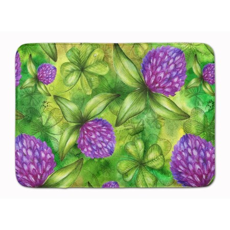 Carolines Treasures Shamrocks in Bloom Machine Washable Memory Foam Mat BB5756RUG